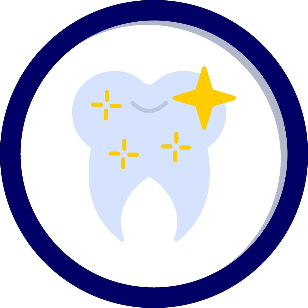 Healthy Clean Tooth Vector Icon