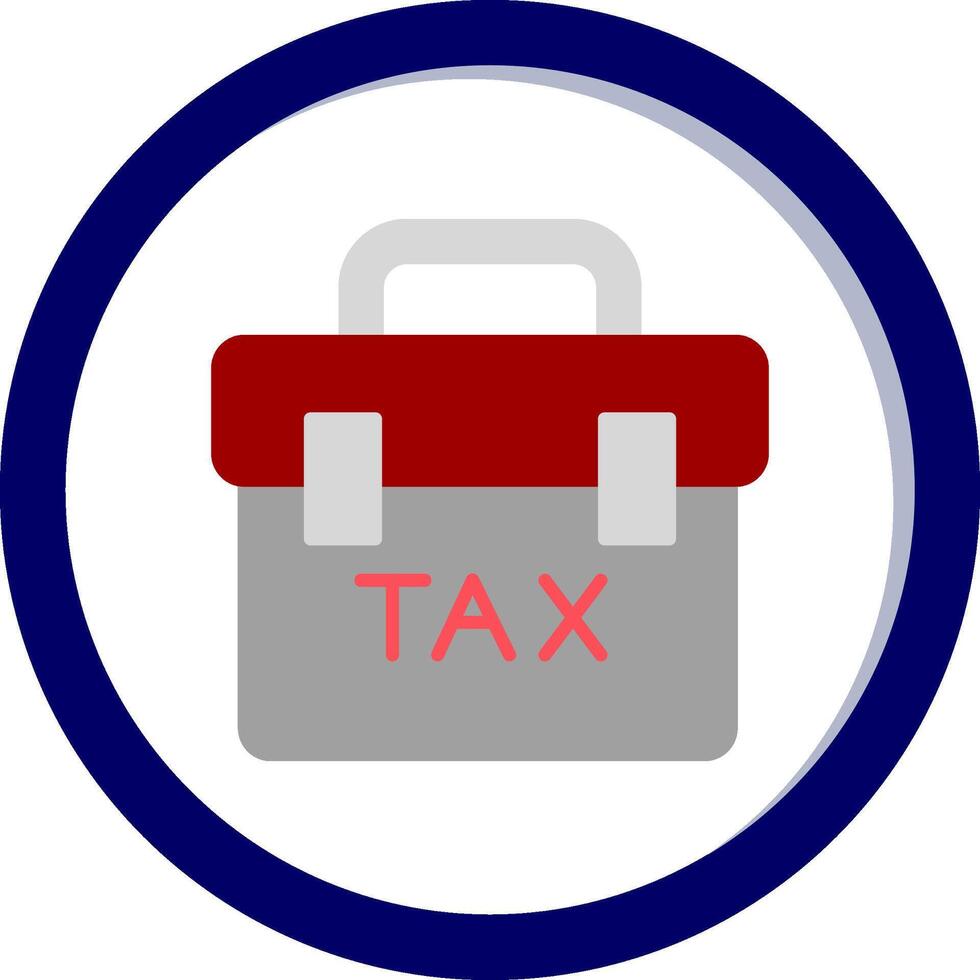 Tax Portfolio Vector Icon