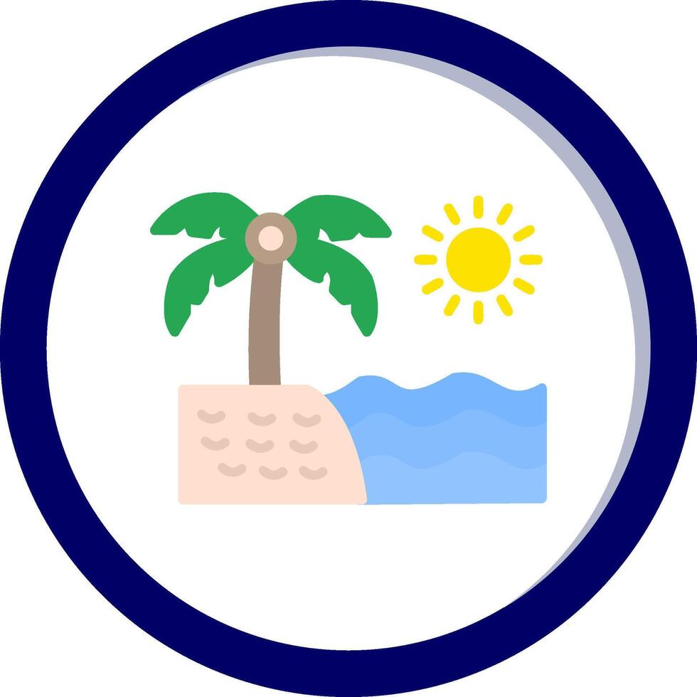 Beach Vector Icon