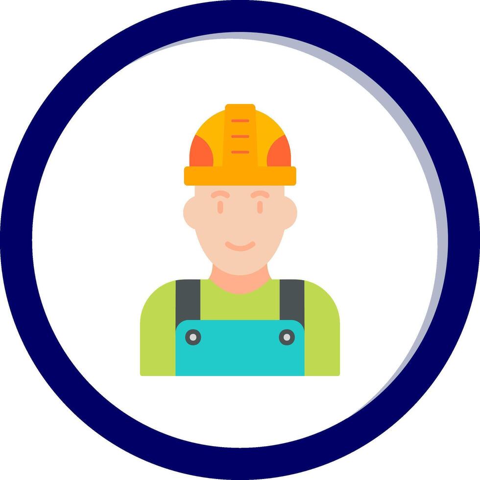 Factory Worker Vector Icon