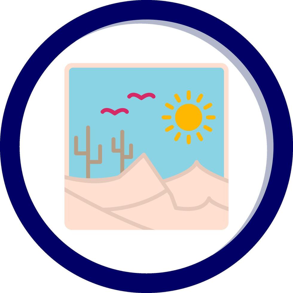 Desert Vector Icon