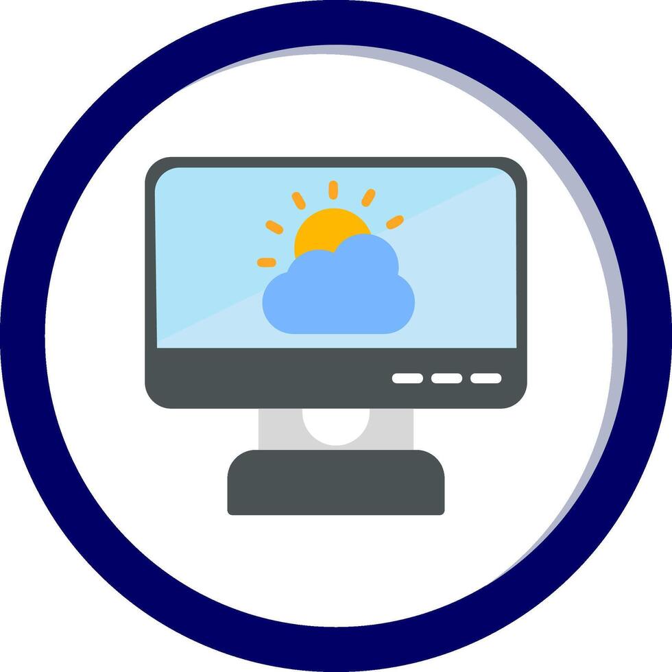 Weather News Vector Icon