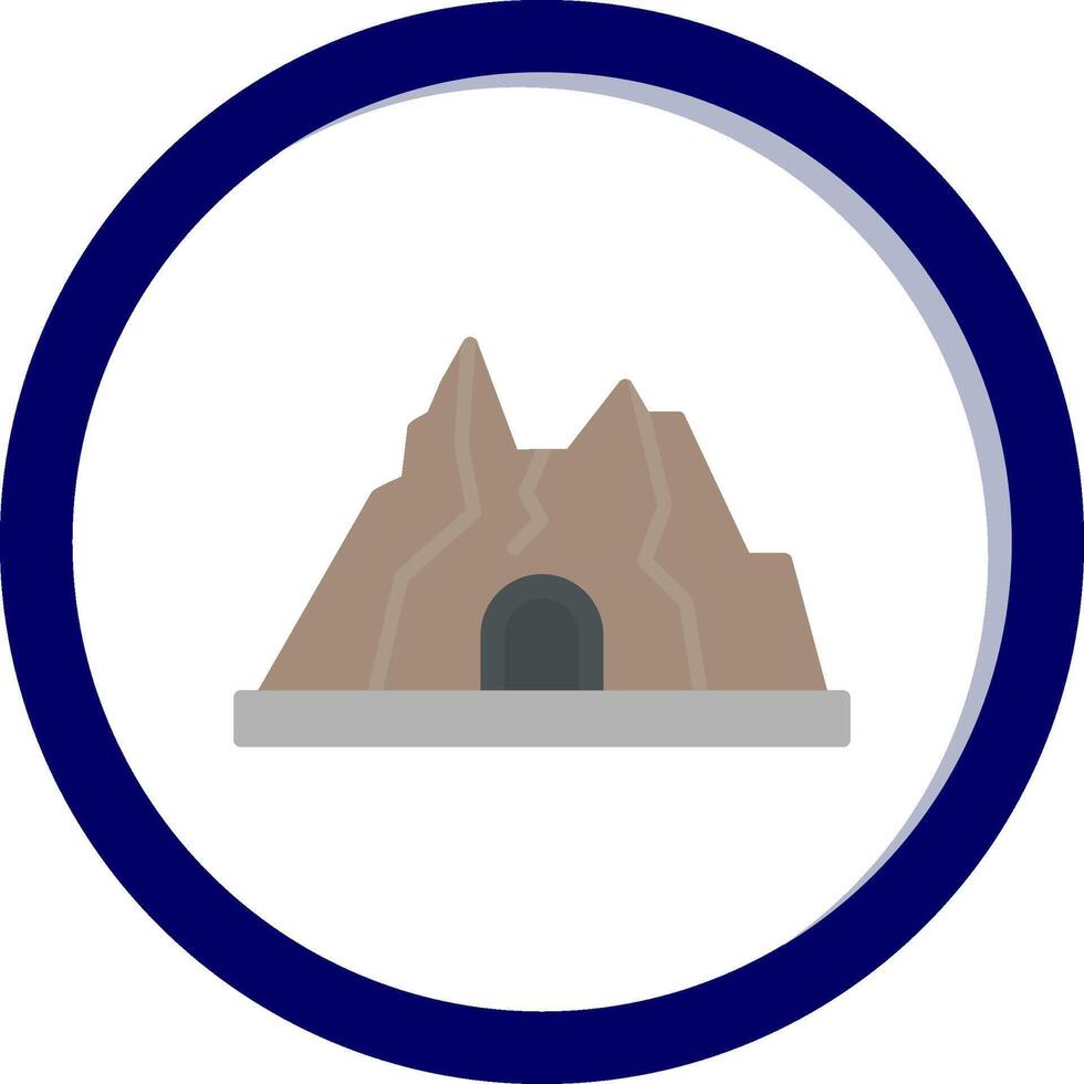 icono de vector de cueva