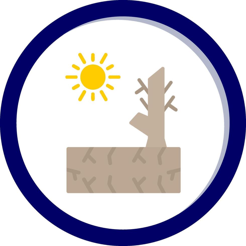 Drought Vector Icon