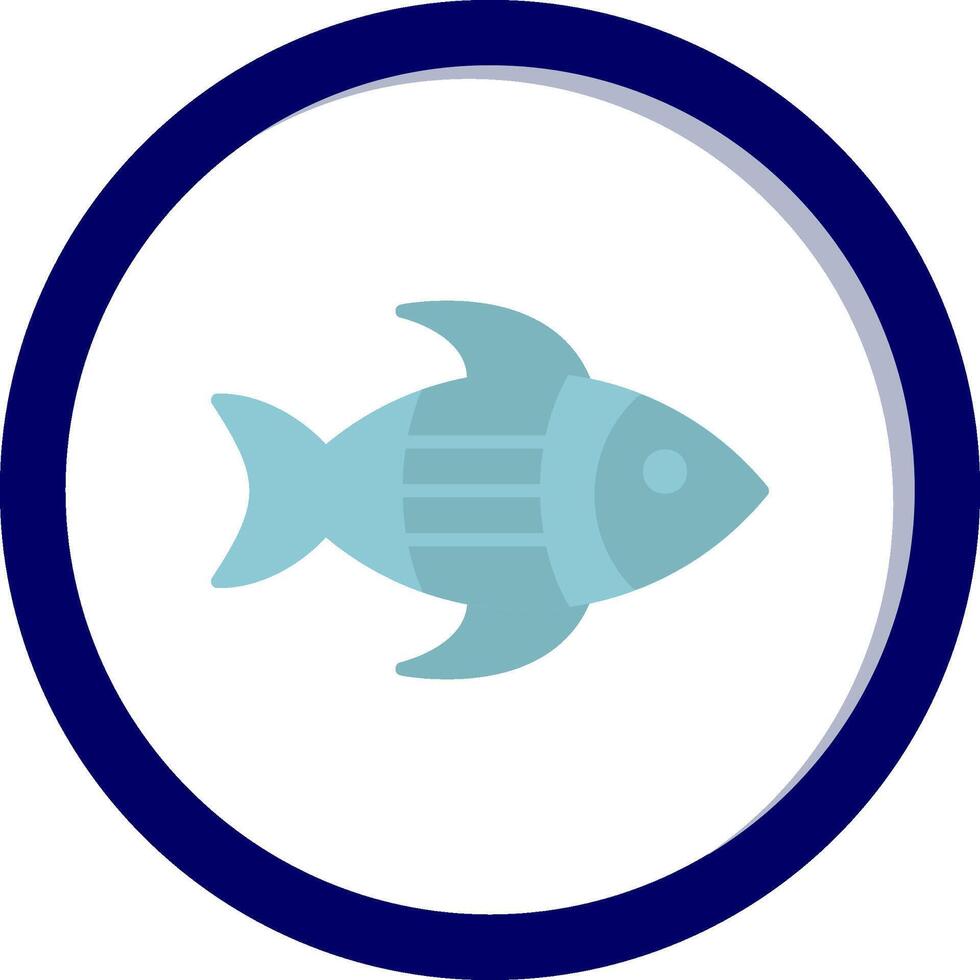 icono de vector de pescado