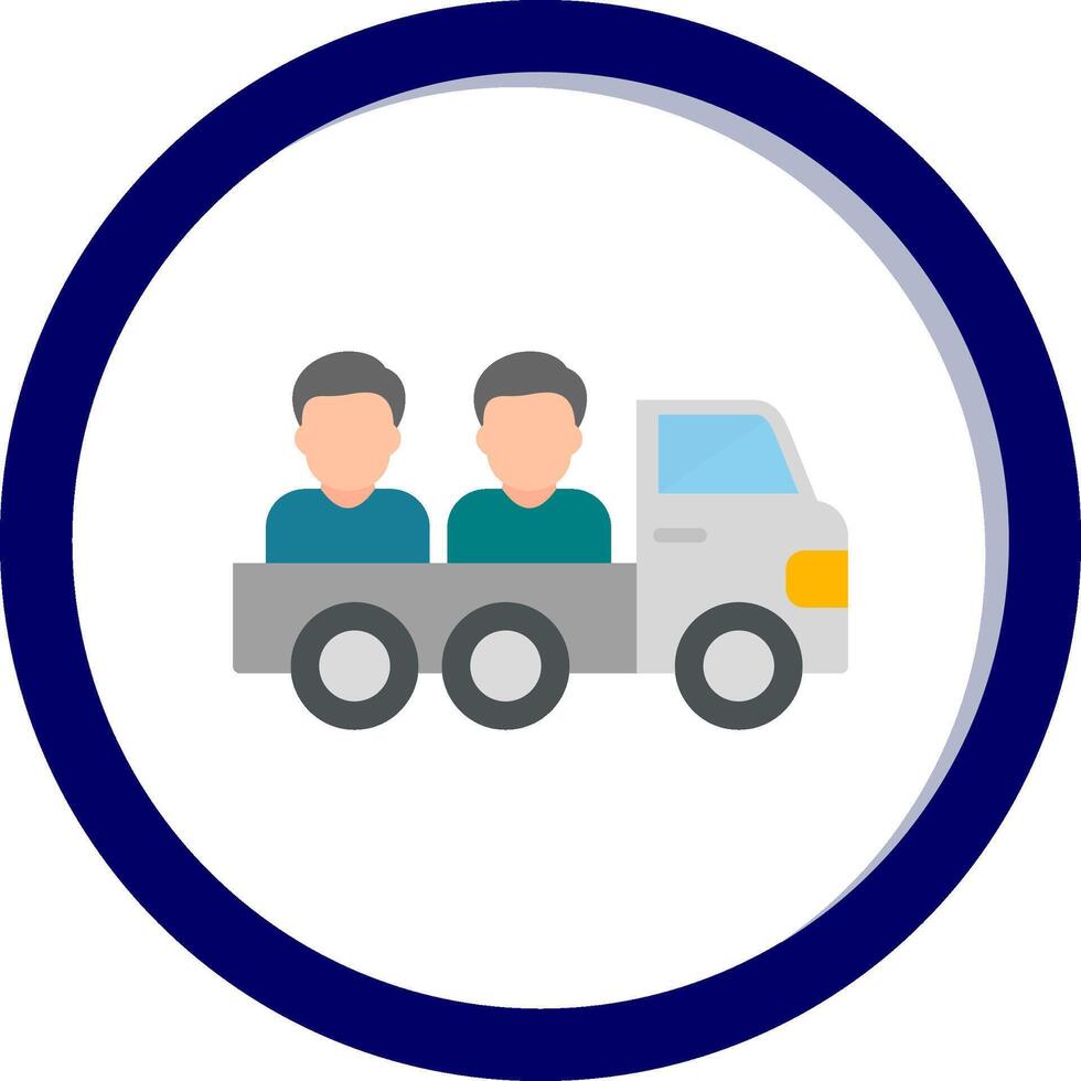 Pickup Truck Vector Icon