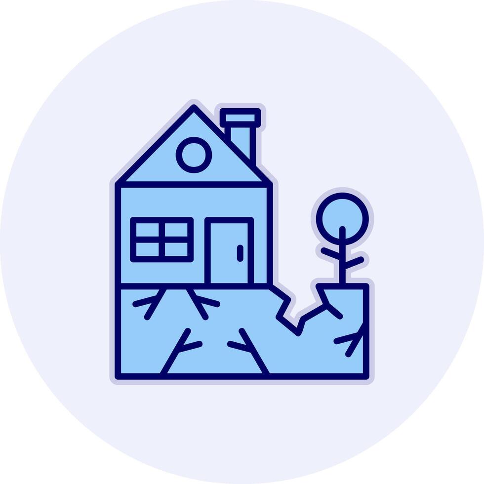 Earthquake Vector Icon