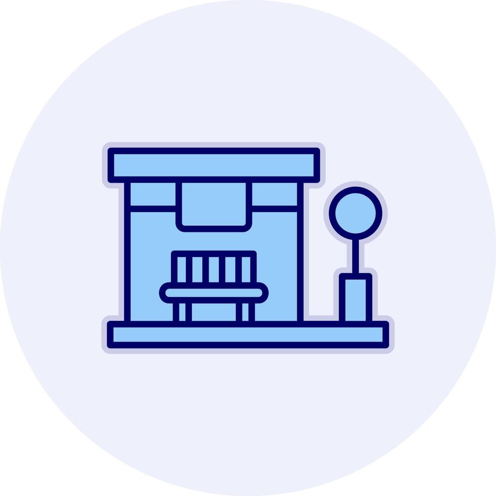 Bus Stop Vector Icon