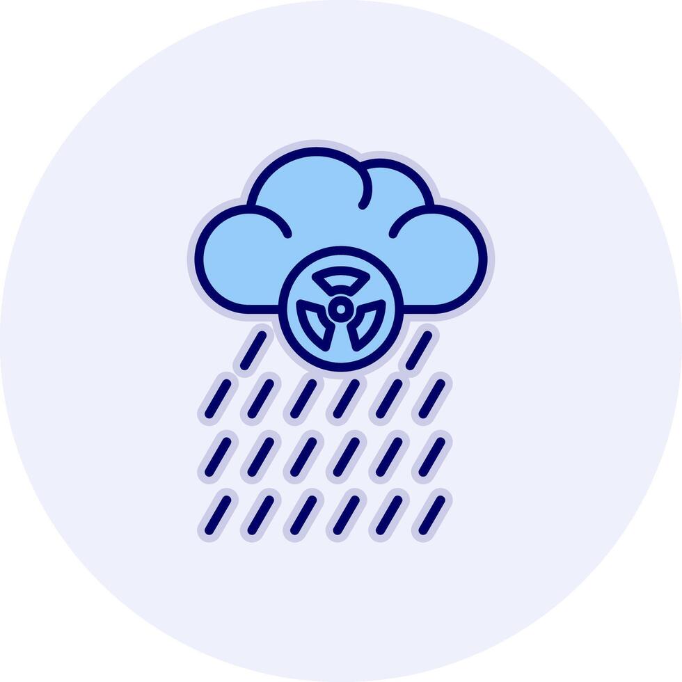 Acid Rain Vector Icon