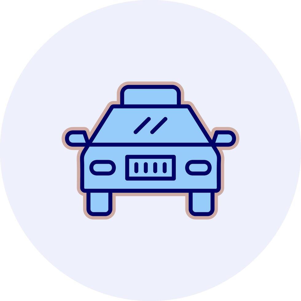 icono de vector de taxi