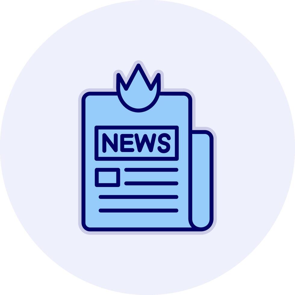 Breaking News Vector Icon