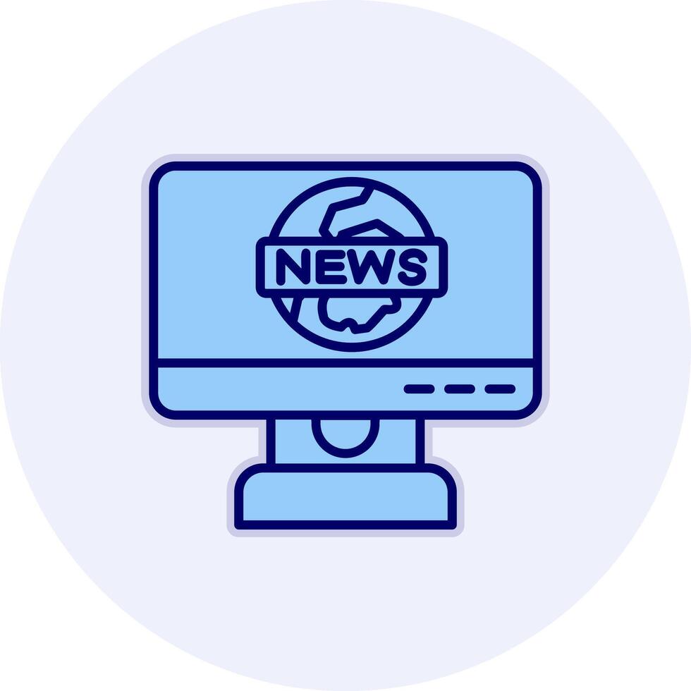 News Report Vector Icon