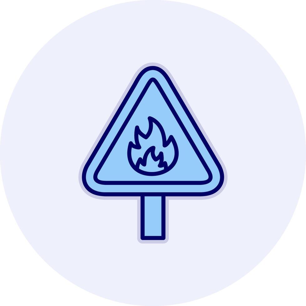 Flammable Vector Icon