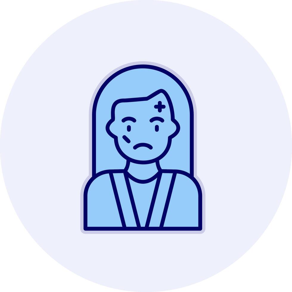Casualties Women Vector Icon