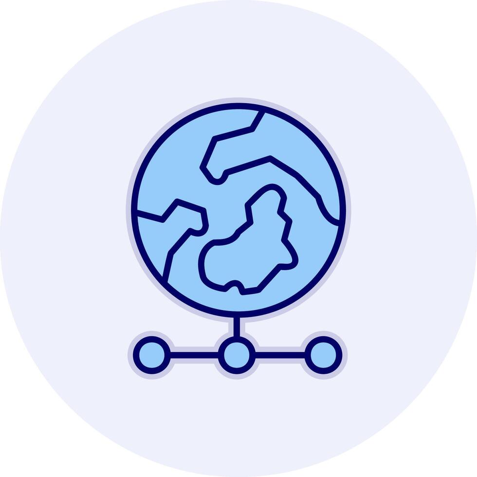 World Grid Vector Icon