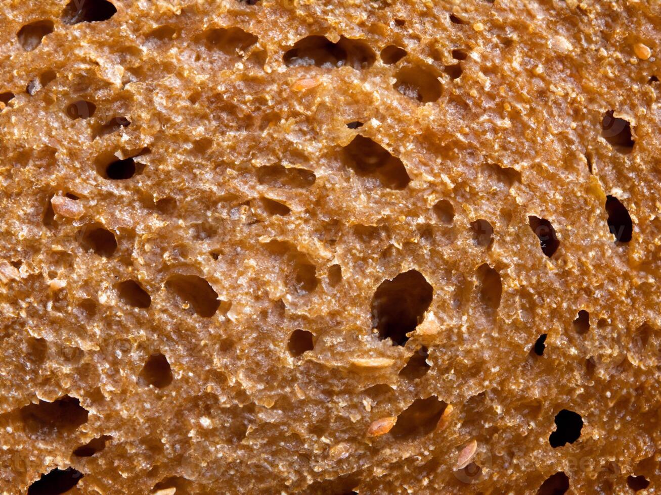 close up fresh and tasty bread. photo