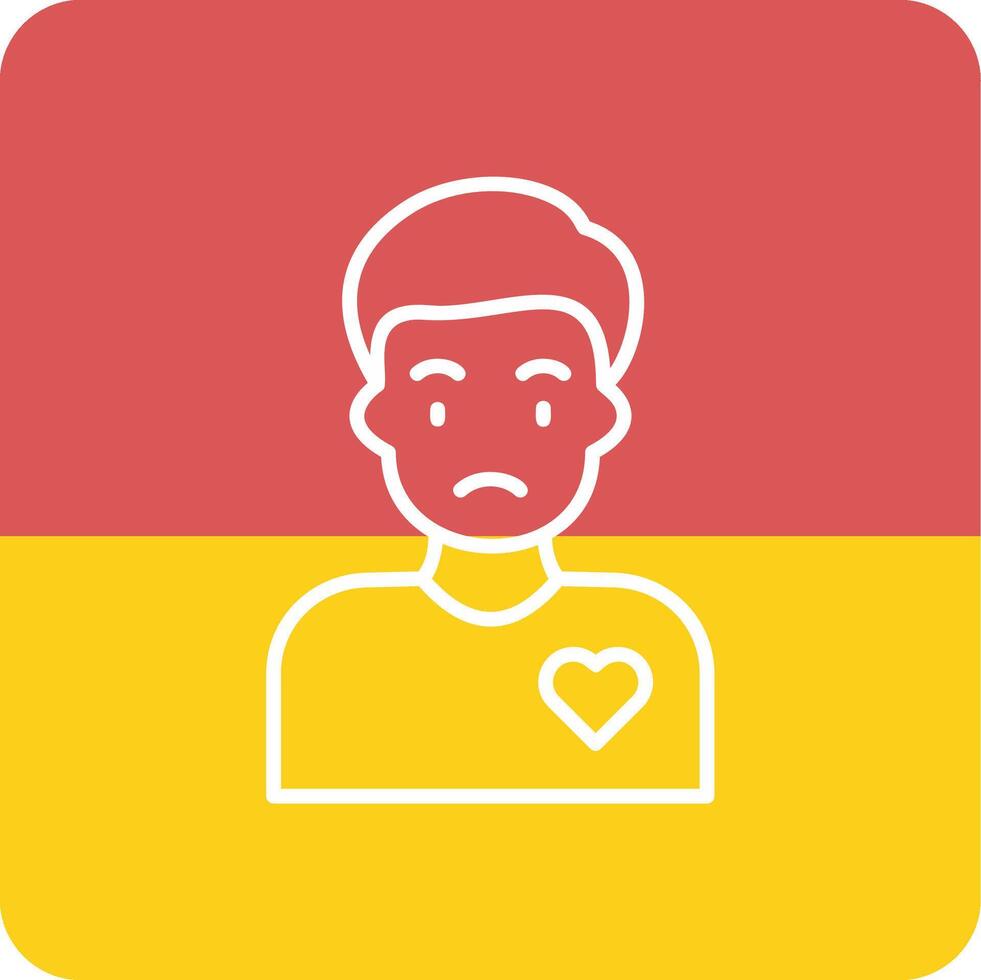Volunteer Man Vector Icon