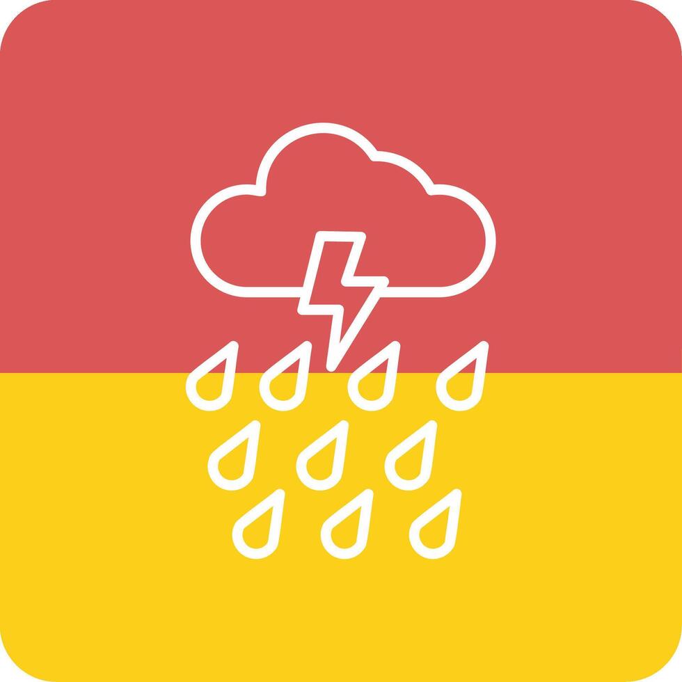 icono de vector de lluvia