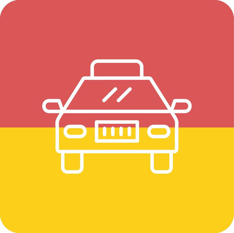 icono de vector de taxi