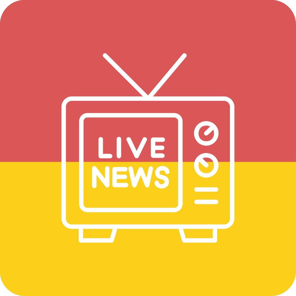 Live News Vector Icon