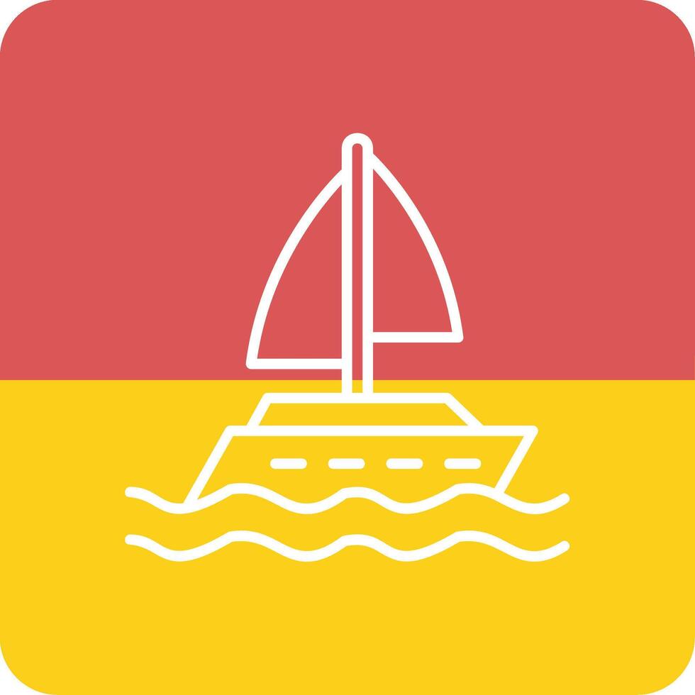 Yacht Vector Icon