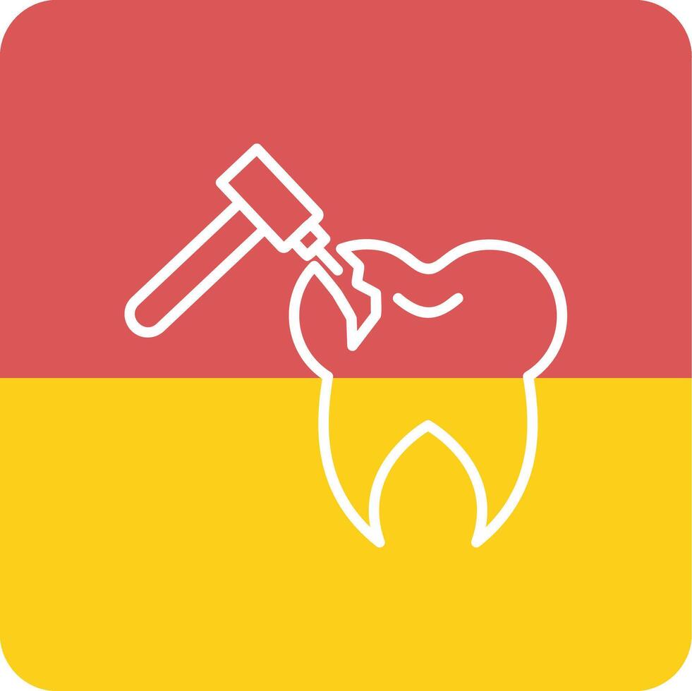 Tooth Drilling Vector Icon