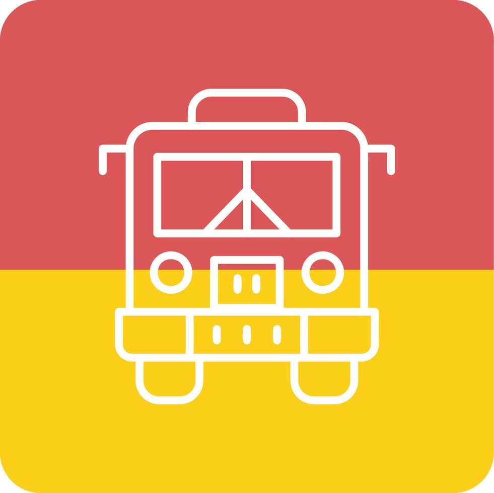 público transporte vector icono