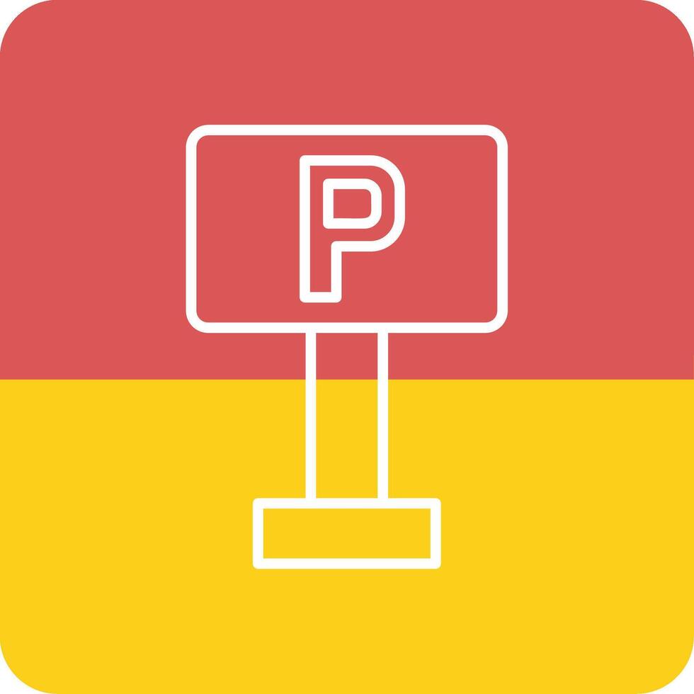 Parking Sign Vector Icon