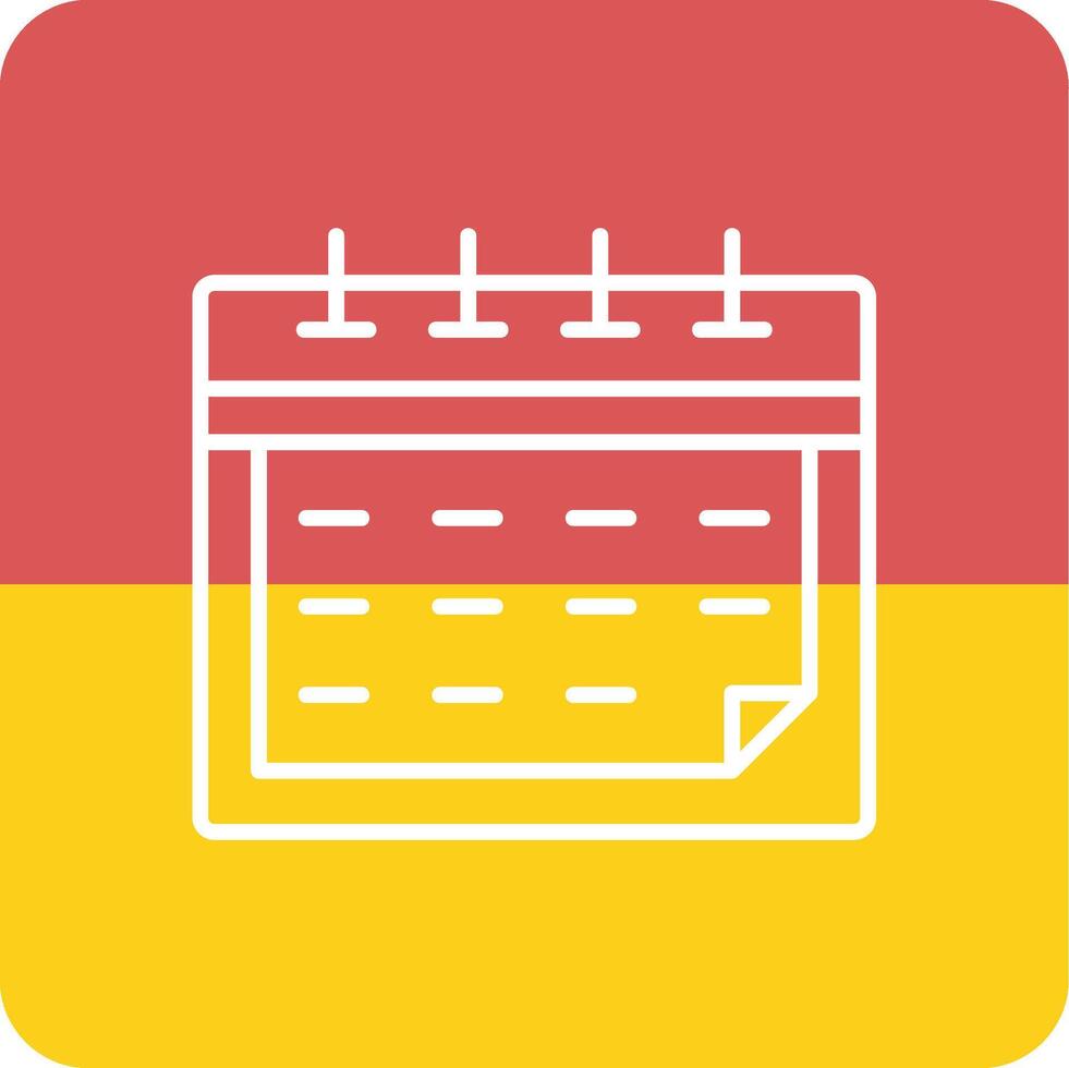 icono de vector de calendario