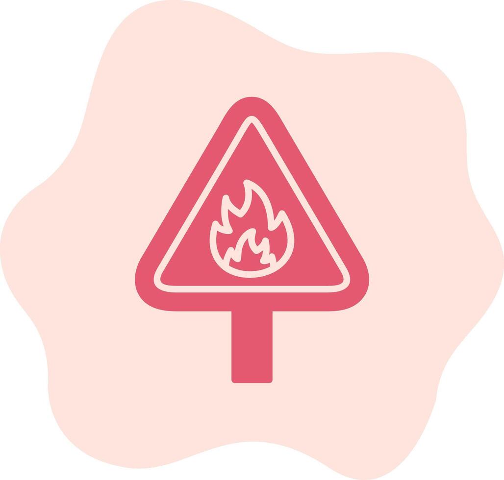 Flammable Vector Icon