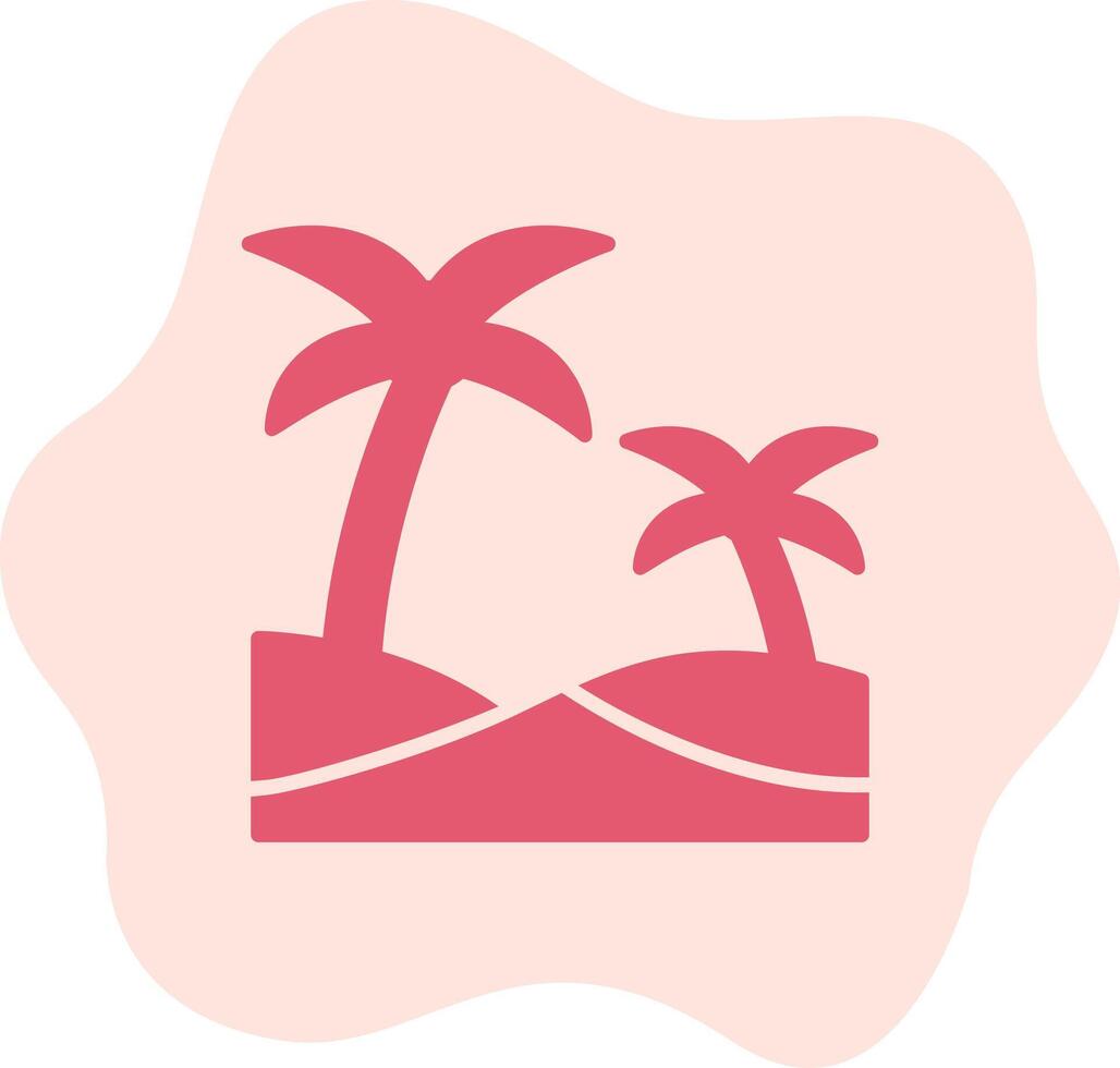 Oasis Vector Icon