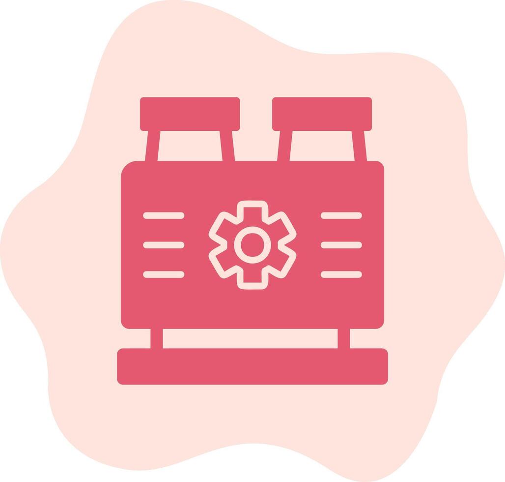 Factory Machine Vector Icon