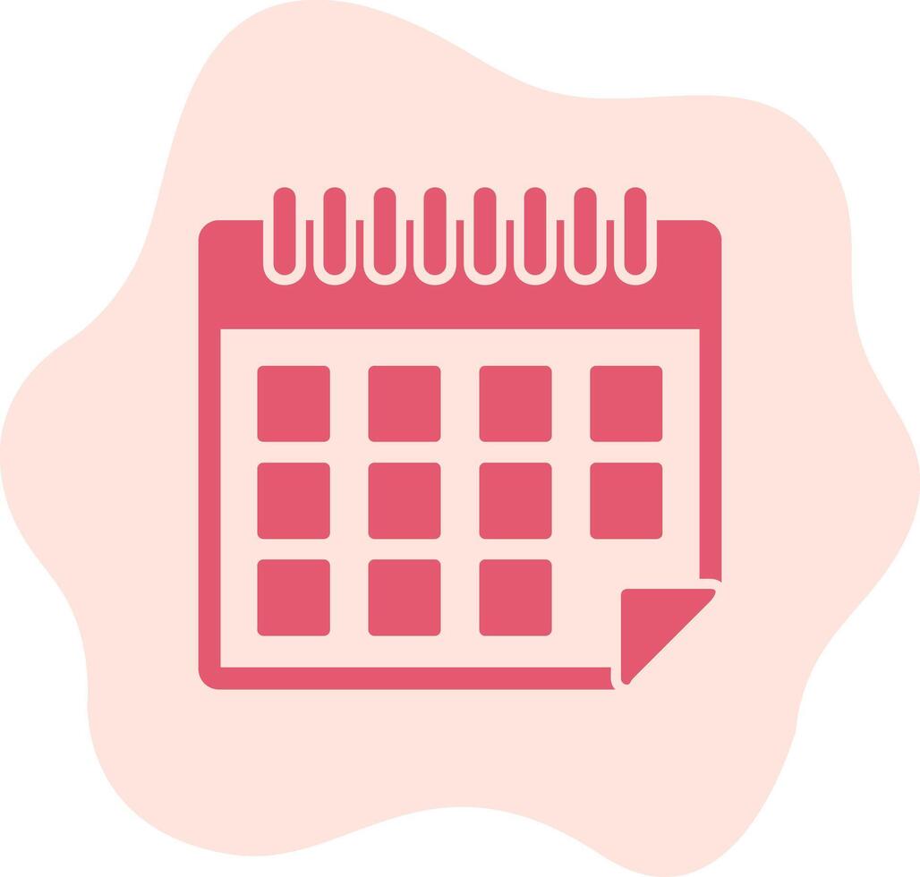 icono de vector de calendario