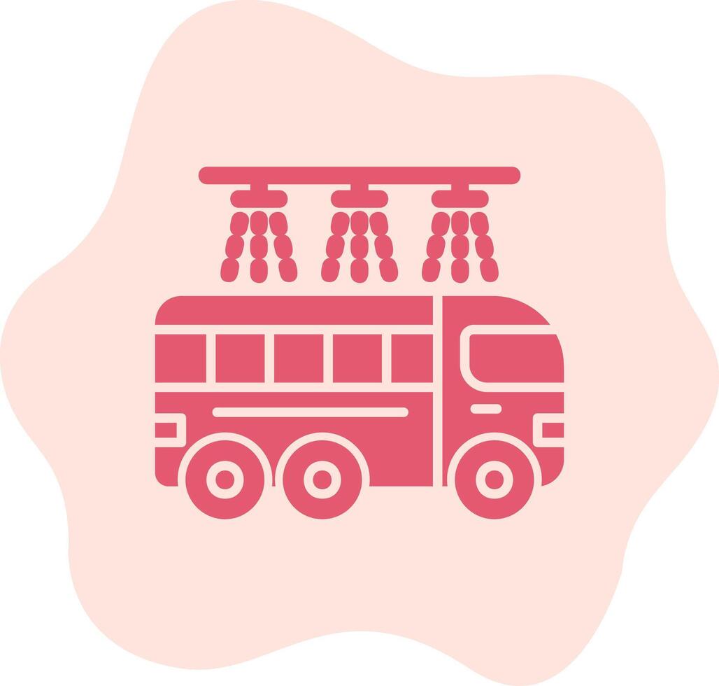 Bus Wash Vector Icon