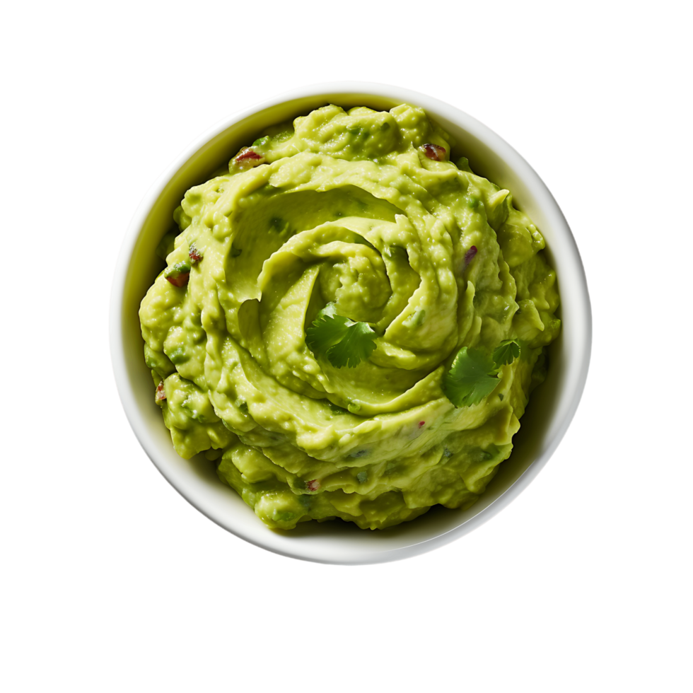 AI generated Guacamole on a Blank Canvas, Providing Creative Space for Customization png