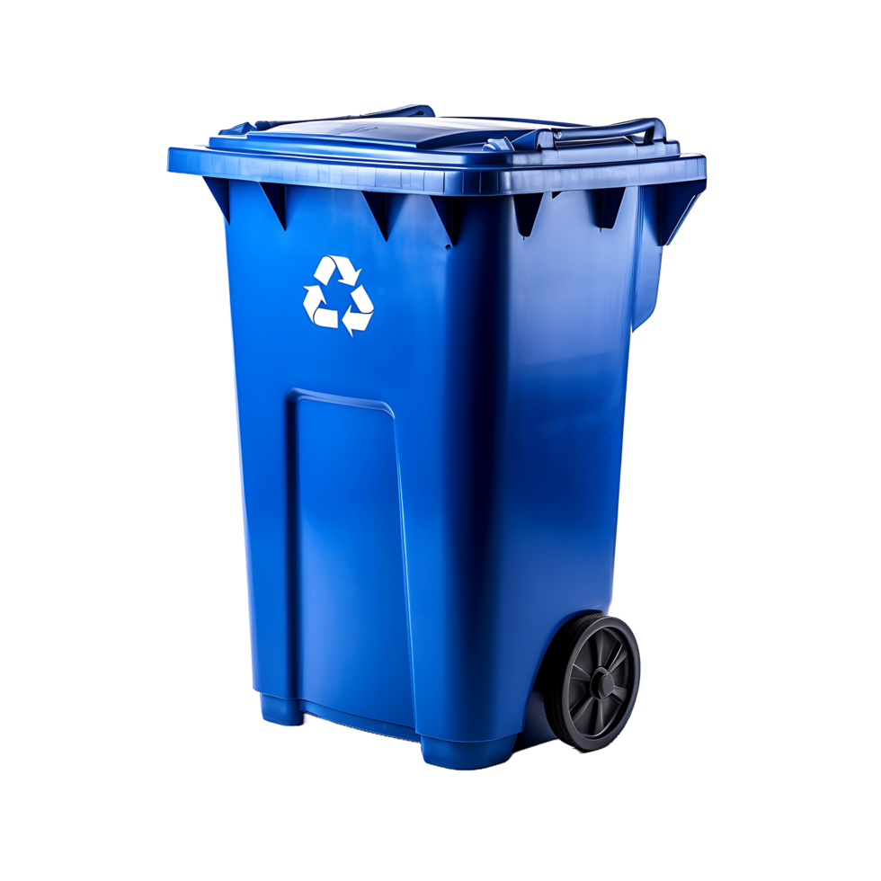 AI generated Clear Bin Imagery, High Quality Visuals for Professional Waste Management Presentations png