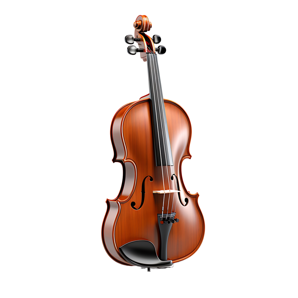 AI generated Isolated Stringed Instrument, Ideal for Focused Design Elements and Specialized Music Projects png