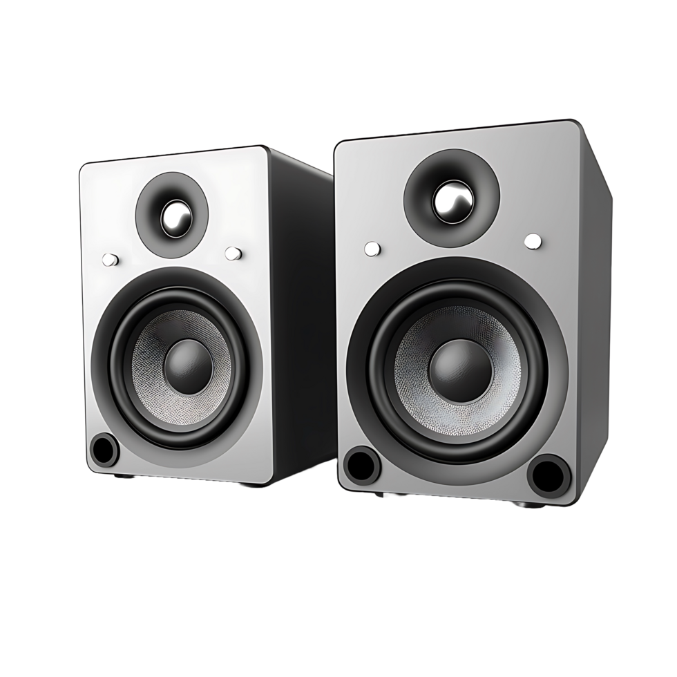 ai genererad transparent högtalare detalj, highlighting de invecklad aspekter av de audio Utrustning png