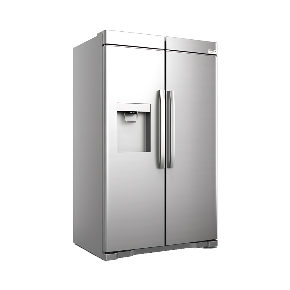 AI generated Fridge on a Blank Canvas, Providing a Canvas for Creative Customization png