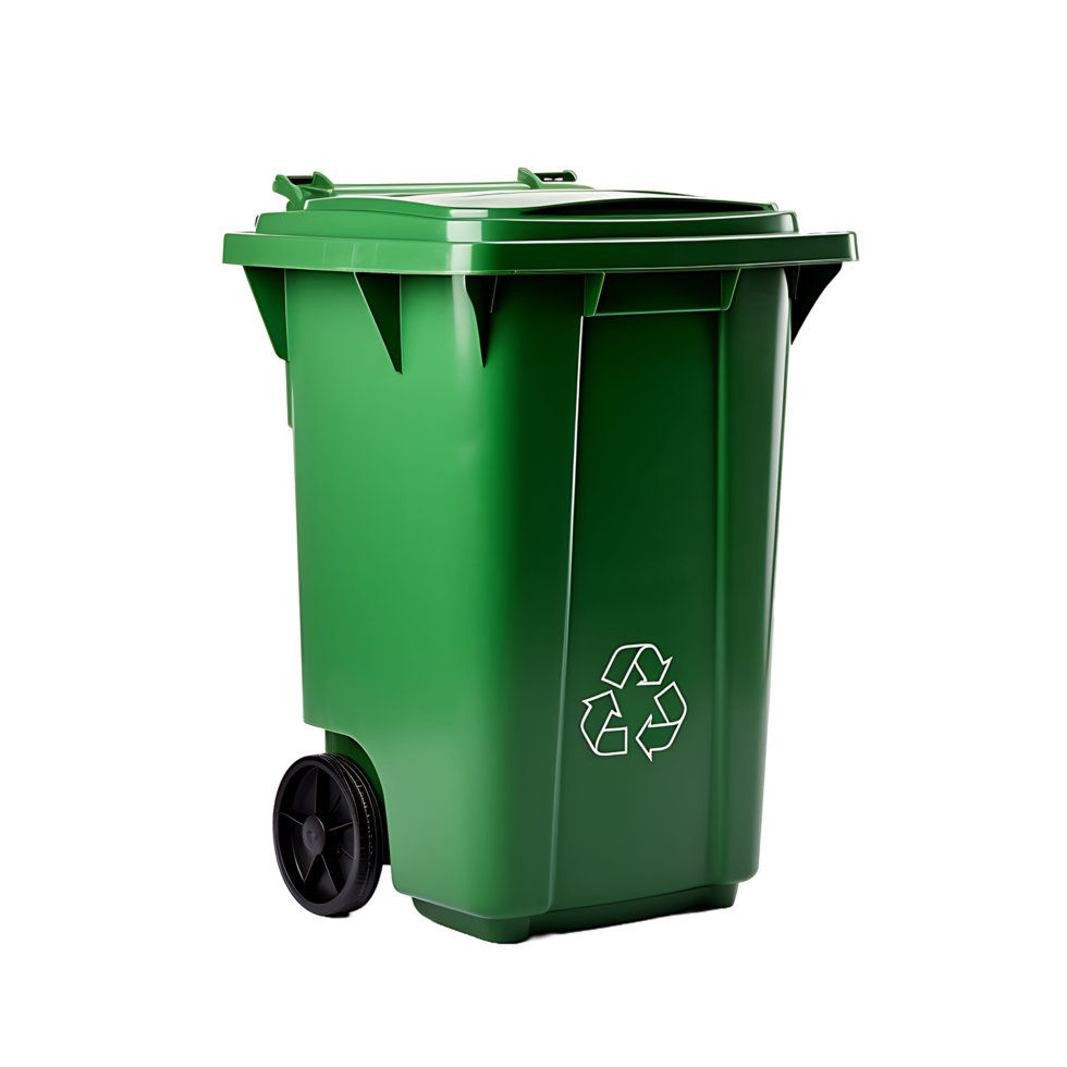 AI generated Wheelie Bin Clarity Cutout, Ensuring Precise and Well Defined Visual Elements png