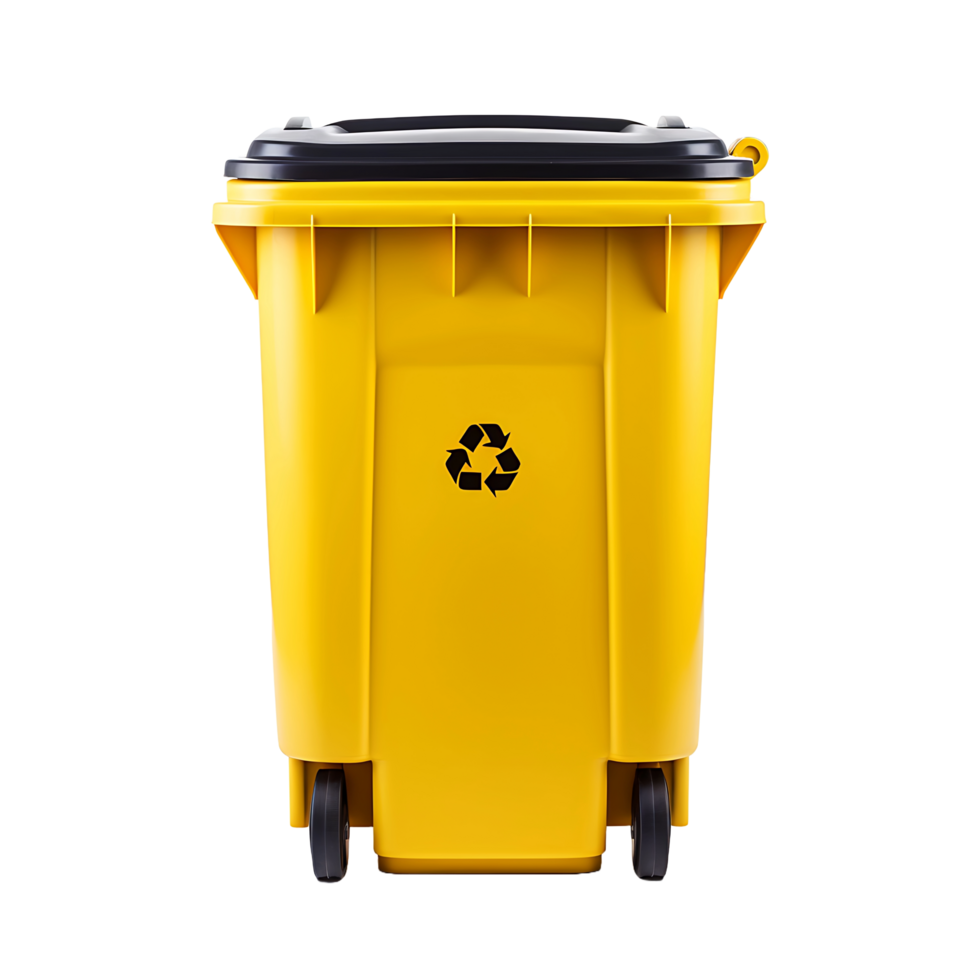 AI generated Wheelie Bin Extracted on Transparent, Facilitating Easy Graphic Integration png
