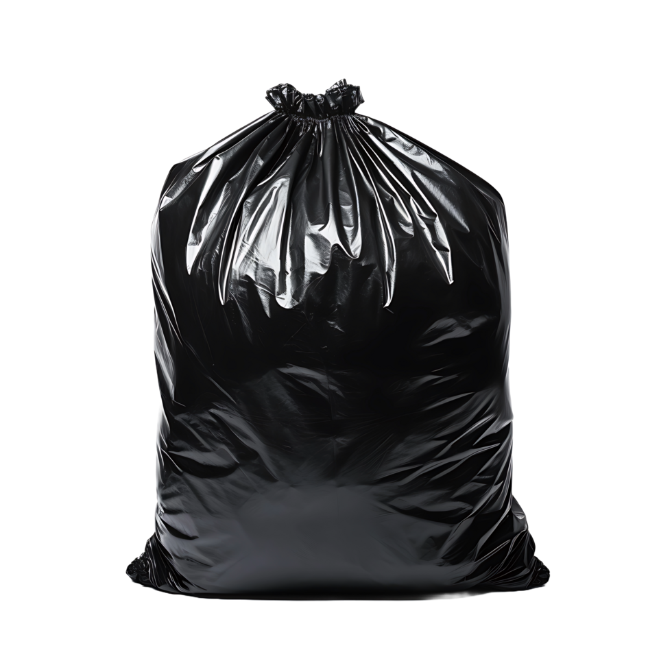 AI generated Bag Clipping Path for Detailed Customization in Waste Management Projects png