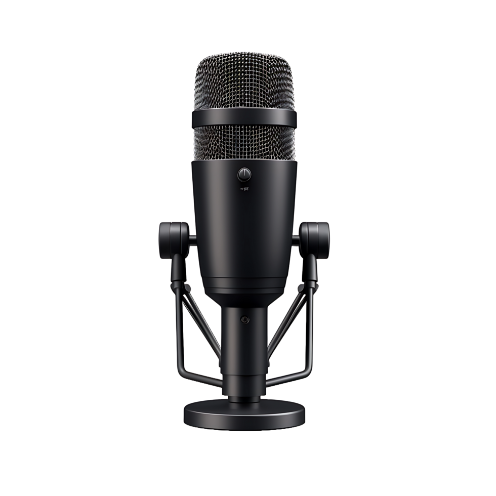 AI generated Isolated Mic Device, Perfect for Comprehensive Audio Graphic Solutions png