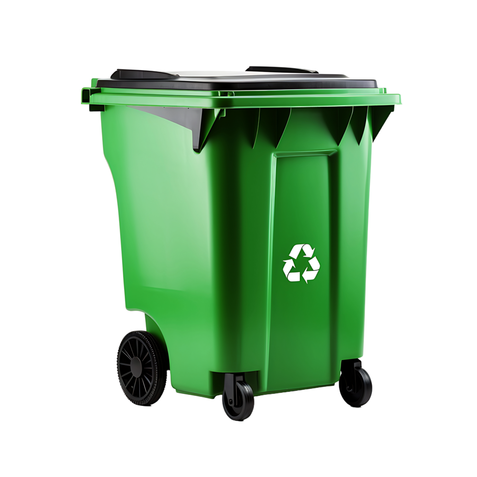 AI generated Wheelie Bin Without Distractions, Making It the Central Focus of Your Waste Management Graphic png