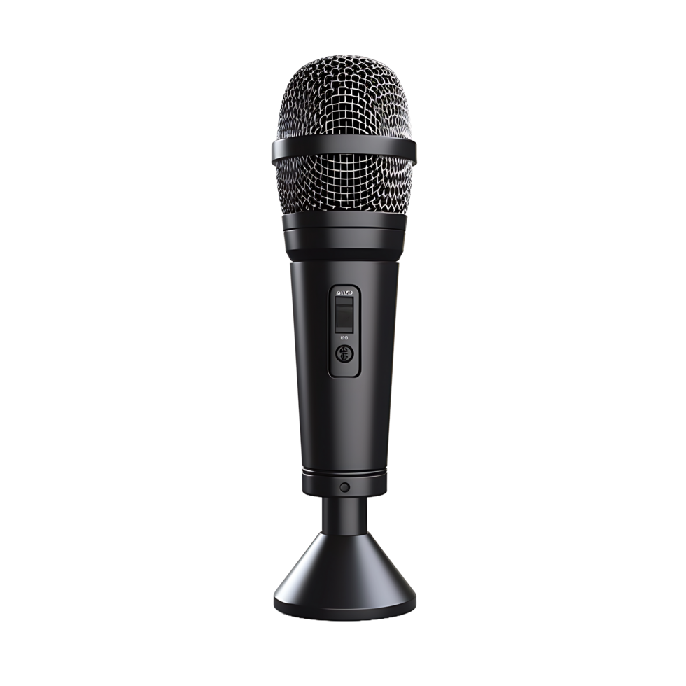 AI generated Transparent Background for Mic, Providing Maximum Design Flexibility png