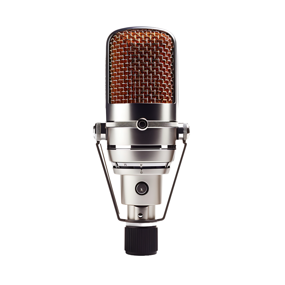 AI generated Microphone Without Distractions, Making It the Central Focus of Your Audio Graphic png