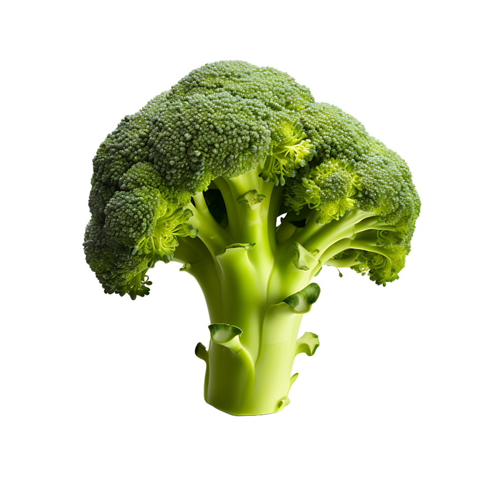 Ai generated fresh broccoli with clear background transparency 39557750 png