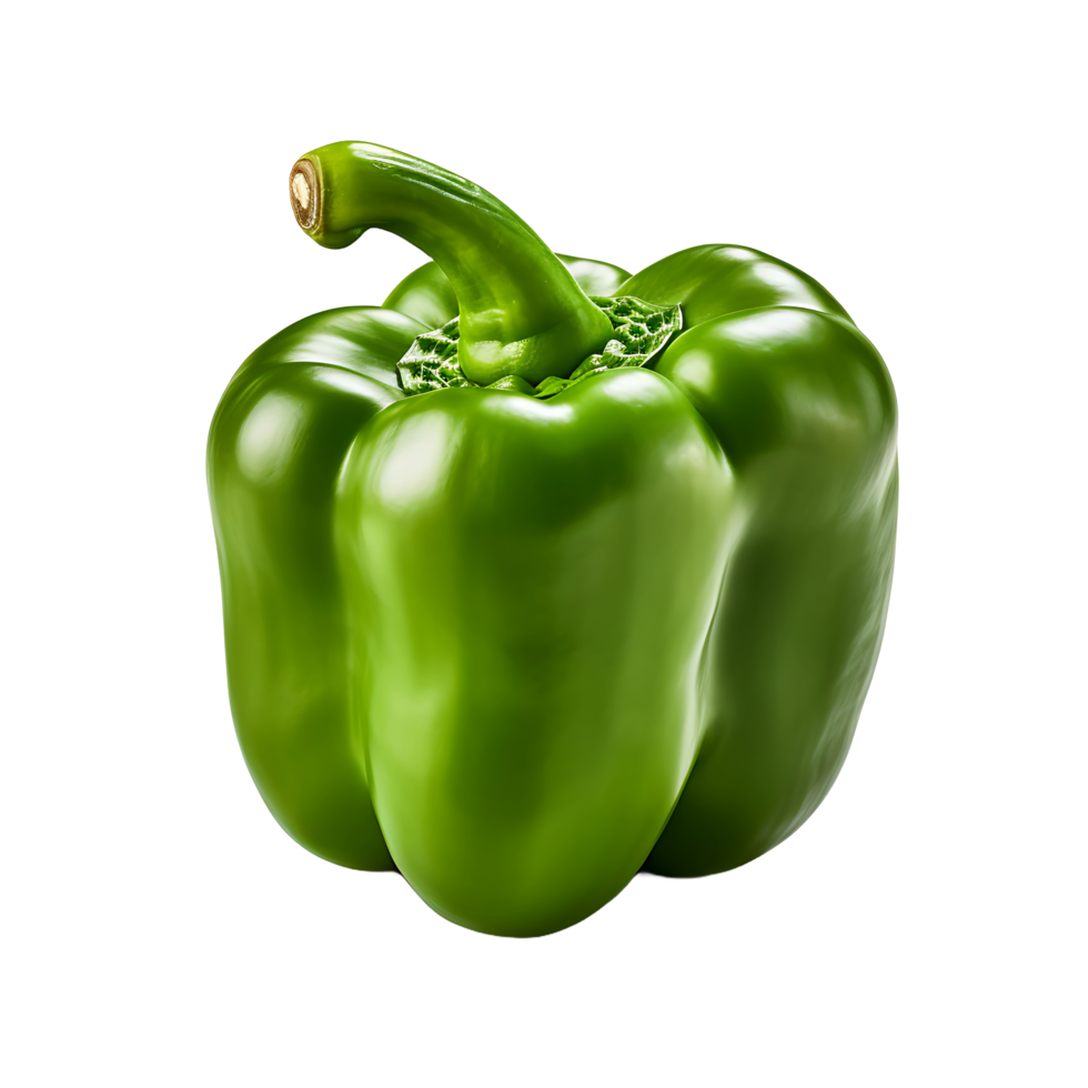 AI generated Isolated Macro Paprika Pepper without Background Interruptions png