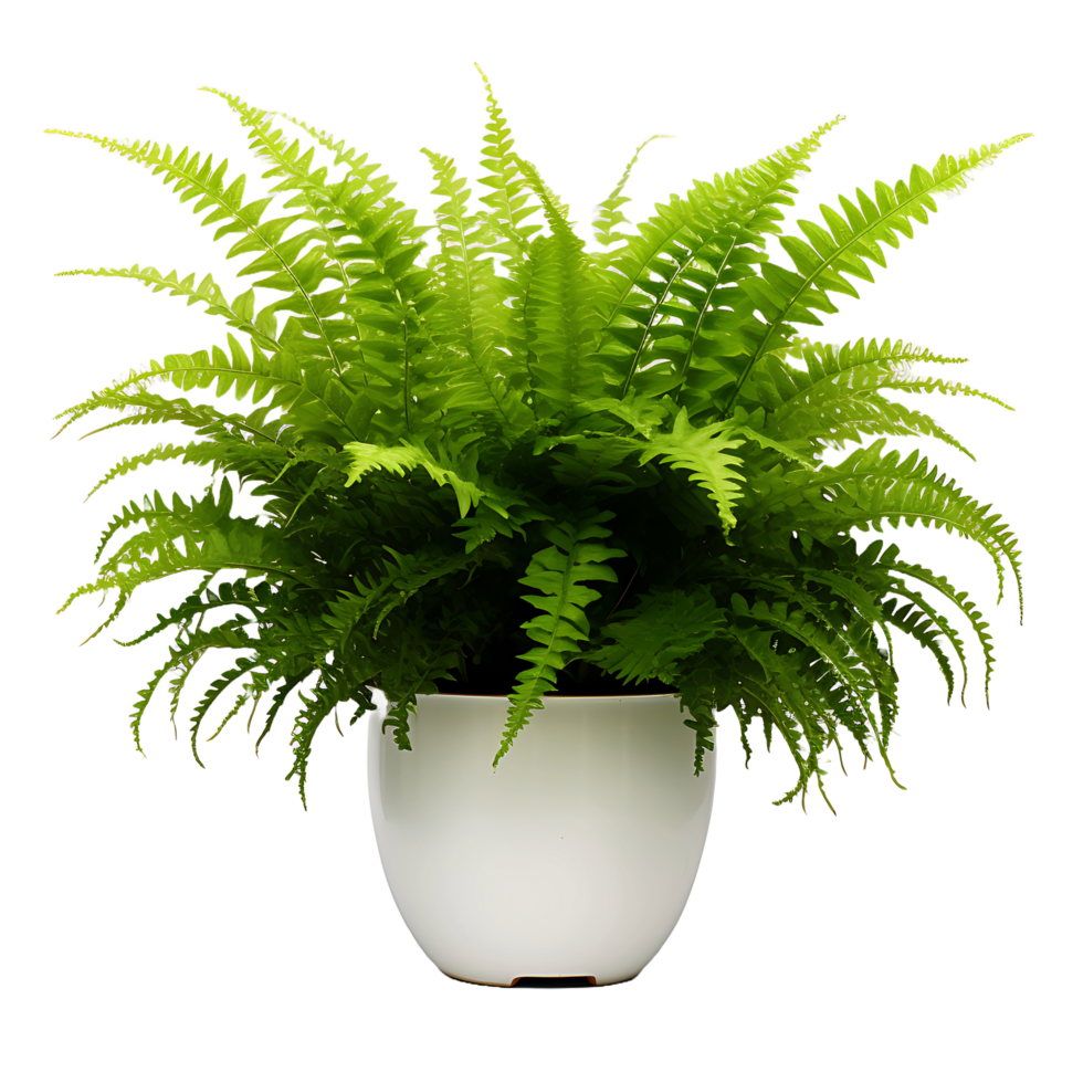 AI generated Boston Fern with Clear Background Transparency png