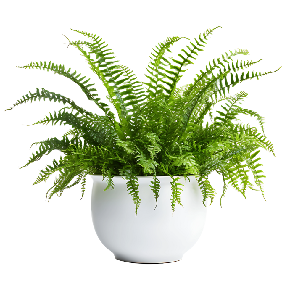 AI generated See Through Boston Fern Presentation png